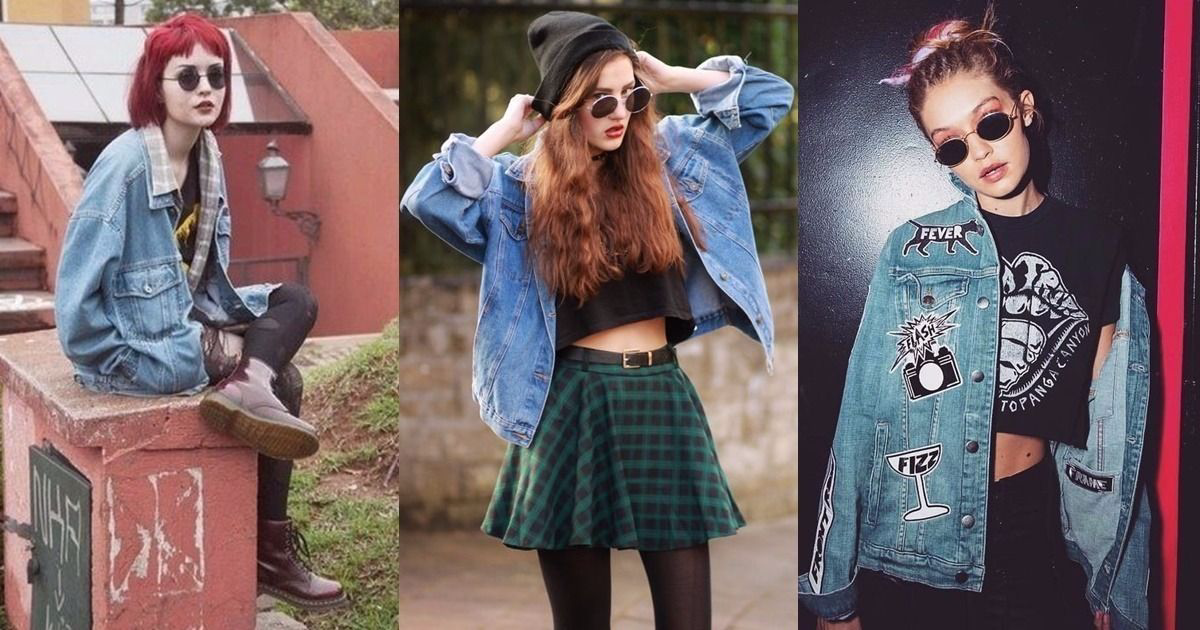 ลุคเท่แบบชาวร็อคกับแฟชั่น &lsquo;Grunge Style&rsquo; ในแจ็คเก็ตยีนส์สุดคูล | บทความ