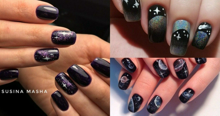 External Link: รวมไอเดียเล็บลาย "Galaxy Nails" สีเข้มประดับดวงดาววิบวับ ✨ ดูสวยงามน่าค้นหาแบบสุด | บทความของ chollychon | SistaCafe ครบเครื่องเรื่องบิวตี้