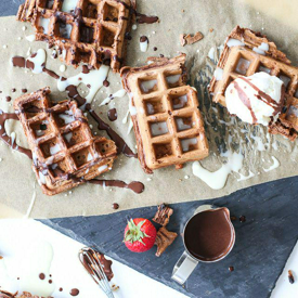 รูปภาพหน้าปกบทความ:'Double Chocolate Waffles' แสนอร่อย ถูกใจคนรักช็อกโกแลต