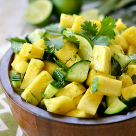 รูปภาพหน้าปกบทความ:สูตรไดเอทแสนอร่อย Pineapple Cucumber Salad ทำง่ายมากกก