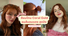 External Link: ไอเดียสีผม Coral Gold โทนอมส้มอมแดงสุดปัง สีผมยอดฮิตวัยรุ่นไอจี | บทความของ parichxp | SistaCafe ครบเครื่องเรื่องบิวตี้