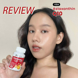 รูปภาพหน้าปกบทความ:ป้ายยา VIDA Astaxanthin Q10 วิตามินล็อกอายุผิว บำรุงก่อนอายุ 30!