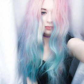 รูปภาพหน้าปกบทความ:รวมไอเดียผมสีรุ้ง โทนพาสเทล ของสาว kayla hadlington ไอดอลสายฝ.