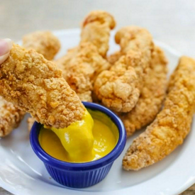 รูปภาพหน้าปกบทความ:Amazing Mustard Chicken Tenders เมนูไก่ทอดสุดเด็ด จิ้มซอสมัสตาร์ด แบบนี้ต้องชิม!