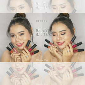 รูปภาพหน้าปกบทความ:รีวิว ลิปจิ้มจุ่ม ถูกและดี OH MY MATTE ลิปจูบไม่หลุด ติดทนทาน นานตลอดวัน