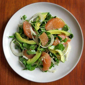 รูปภาพหน้าปกบทความ:Grapefruit and Avocado Salad เมนูสลัดเกรปฟรุตกับอะโวคาโด กินเพลินไม่ต้องห่วงเรื่องแคล