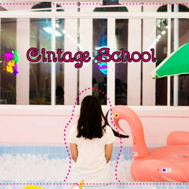 รูปภาพหน้าปกบทความ:คาเฟ่ตกแต่งสไตล์เกาหลีสุดชิค "Cintage School" ช็อป ชิม แชะ ครบจบที่สยาม!! 🍰🍉🎂