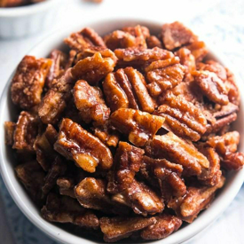 รูปภาพหน้าปกบทความ:Easiest Candied Pecans สูตรทำถั่วพีแคนเคลือบคาราเมลแบบง่ายดาย หม่ำวนไปไม่มีเบื่อสุดๆ #ขอตามใจปากหน่อยนะ