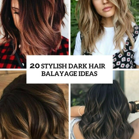 รูปภาพหน้าปกบทความ:20 ไอเดีย "ผมสีเข้ม" ชิคๆ แบบบาลายาจ (balayage)