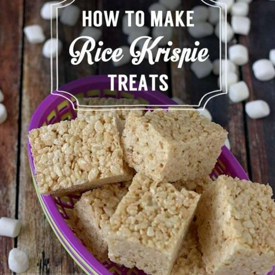 รูปภาพหน้าปกบทความ:ชวนทำ "Rice Krispie Treats" ขนมข้าวพองมาร์ชเมลโล่ กรุบกรอบ เคี้ยวเพลิน