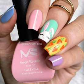 รูปภาพหน้าปกบทความ:สวย สนุกได้อีก! ไอเดียเพ้นท์เล็บ "Easter Nails" มาหาไข่ช็อกโกแลตกันเถอะ