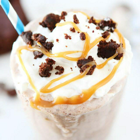 รูปภาพหน้าปกบทความ:Peanut Butter and Brownie Milkshakes สูตรมิลค์เชคชวนฟิน อุดมความอร่อยเต็มคำ