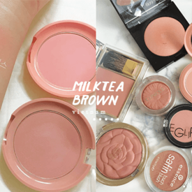 รูปภาพหน้าปกบทความ:ปัดแก้มใส ให้สวยกรุบ!! 7 บลัชออน โทนสี Milk Tea Brown หรือสีชานม น่ารัก ได้ลุคธรรมชาติ