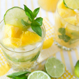 รูปภาพหน้าปกบทความ:สูตรค็อกเทล Pineapple Mojito เครื่องดื่มสำหรับปาร์ตี้