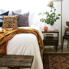 รูปภาพหน้าปกบทความ:20 ไอเดียแต่งห้องนอนให้สวยและชิค ตามสไตล์ Boho Rustic 