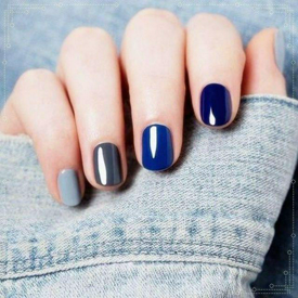 รูปภาพหน้าปกบทความ:ไอเดียเพ้นท์เล็บ Denim nails art ทำเล็บโทนสีเดนิม เท่ เข้ม มีสไตล์!