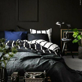 รูปภาพหน้าปกบทความ:20 ไอเดียแต่งห้องนอนสไตล์ Black Bedroom สวย เท่ สไตล์สายดาร์ก 