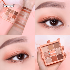 รูปภาพหน้าปกบทความ:สวยสดใส น่าใช้ฝุดๆ 'Lilybyred Mood Cheat Kit Palette' เบอร์ 01 Peach Energy พาเลท 9 สี โทนส้ม 