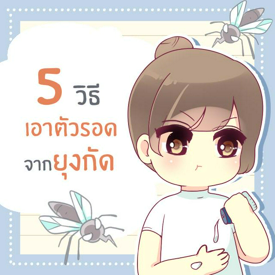 รูปภาพหน้าปกบทความ:5 วิธีป้องกันยุงกัด แบบไม่เป็นอันตรายต่อสุขภาพ