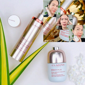 รูปภาพหน้าปกบทความ:ติดอกติดใจกับผิวขาวใส ที่เด้งตึงกระชับ เพราะใช้ Clarins Bright Plus และ Facial Lift