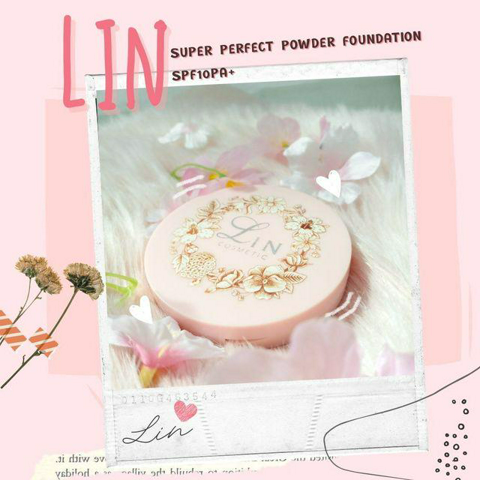 รูปภาพหน้าปกบทความ:รักจริงๆ ”แป้งลิน” ตัวเนี่ยย | LIN SUPER PERFECT POWDER FOUNDATION SPF10PA+😘👒