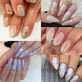 รูปภาพหน้าปกบทความ:วิบวับจับใจ! รวม 50 ไอเดียลายเล็บ "Snow Nails" พร้อมกับกลิตเตอร์ฟรุ้งฟริ้ง เข้ากับช่วง winter หนาวๆ ❄