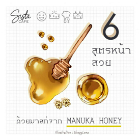 รูปภาพหน้าปกบทความ:6 สูตรหน้าสวย ด้วยมาสก์จาก Manuka Honey 🍯🌻