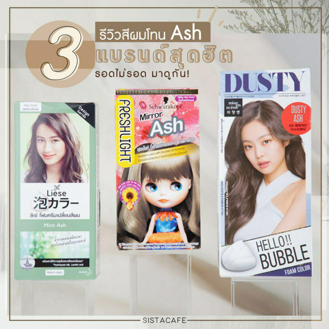 รูปภาพหน้าปกบทความ:รีวิวสีผมโทน Ash จาก 3 แบรนด์สุดฮิต รอดไม่รอด มาดูกัน!