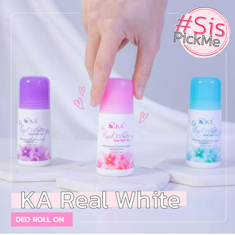 รูปภาพหน้าปกบทความ:#SisPickMe ชูให้สุดทุกไลฟ์สไตล์ มั่นใจด้วย KA Real White Deo Roll On โรลออนเพื่อรักแร้ขาวเนียน หอมละมุน ❀