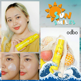 รูปภาพหน้าปกบทความ:รีวิว ‘ODBO Sun Smiles UV Protection Spray’ สเปรย์กันแดดควรมี ราคาน่ารัก ฉีดแล้วไม่วอก ไม่ลอย