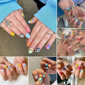 รูปภาพหน้าปกบทความ:โดนใจคนขี้เบื่อ! แจก 50 ไอเดียเล็บ “ Mismatched Nail ” แมทช์เล็บสลับลวดลายแบบไม่ซ้ำ ไม่เหมือนใคร 📌