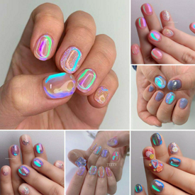 รูปภาพหน้าปกบทความ:ยอมใจในความสวย! แจก 50 ไอเดียเล็บ “ Aurora Nails ” เพิ่มประกายให้เล็บสวย โดดเด่น โดนใจคนชอบความวิบวับ 💫