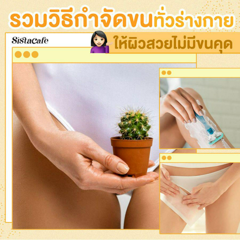 รูปภาพหน้าปกบทความ:รวมวิธี " กำจัดขน " แต่ละพื้นผิวร่างกาย แบบไม่ทำลายผิว ให้ผิวสวยไม่ขนคุด 