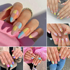 รูปภาพหน้าปกบทความ:สายพาสเทลถูกใจสิ่งนี้~ รวม 50 ไอเดีย Multicolor Pastel Nails เติมความสดใสให้เล็บแบบละมุนๆ โดนใจ 💕