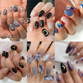 รูปภาพหน้าปกบทความ:รวม 25 ไอเดียเล็บ ' Moon & Star Nails ' สไตล์เกาหลีสุดวิบวับ สวยอลังแบบไม่เอะอะ ⭐🌛