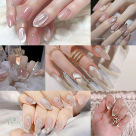 รูปภาพหน้าปกบทความ:รวม 25 ไอเดียเล็บ ' Aura Nails โทนสีขาวมุก ' ทำแล้วมือสวยดูมีออร่า สไตล์ลูกคุณหนูดูแพง ✨