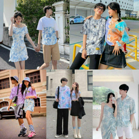 รูปภาพหน้าปกบทความ:รวม 25 ไอเดีย! แมทช์ Couple Look จากคอสตูม Tie Dye ลายมัดย้อมสุดฮิปเข้ากับช่วงสงกรานต์ฮอต ๆ