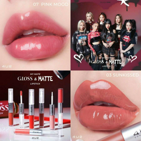 รูปภาพหน้าปกบทความ:ลิปสติก 4U2 MY MATE GLOSS & MATTE LIP ชวนส่องเมคอัพใหม่ เนื้อลิปสองสไตล์ในแท่งเดียว