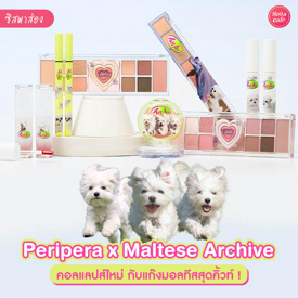 รูปภาพหน้าปกบทความ:Peripera x Maltese Archive พาส่องเมคอัพใหม่ กับแก๊งมอลทีสสุดคิ้วท์