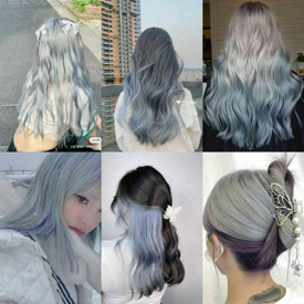 รูปภาพหน้าปกบทความ:ผมสีฟ้าหม่น 25 ไอเดียสีผมโทน Ash Gray สุดคูล เข้ากับบรรยากาศเย็นๆ ตอนฝนตก