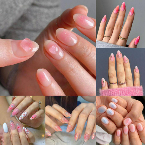 รูปภาพหน้าปกบทความ:Korean Blush Nails รวม 25 ไอเดียเล็บระเรื่อสไตล์เกาหลี ฟุ้งละมุนดูสุขภาพดี