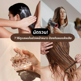 รูปภาพหน้าปกบทความ:วิธีดูแลผมหน้าหนาว มัดรวม 7 ทริคป้องกันผมเสียในช่วงอากาศแห้งและเย็น