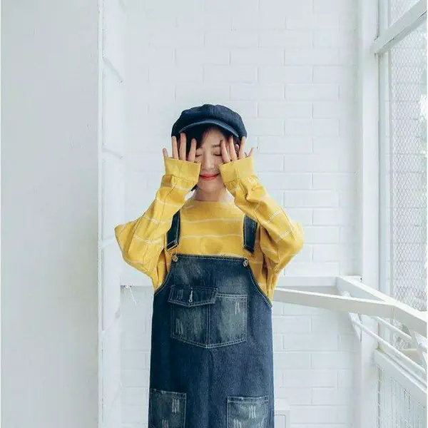 รูปภาพหน้าปกบทความ:แฟชั่นแมทช์เอี๊ยมกับเสื้อแขนยาว น่ารักสดใส ใส่ได้ทุกสภาพอากาศ