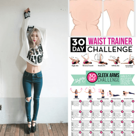 รูปภาพหน้าปกบทความ:กล้าไหม!!! มาทำตามตาราง 'Workout Challenges' เปลี่ยนหุ่นให้สวยทั้งตัวภายใน 30 วัน!