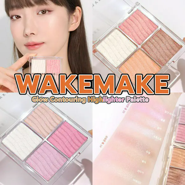 รูปภาพหน้าปกบทความ:WAKEMAKE Glow Contouring Highlighter Palette ให้ผิวโกลว์ฉ่ำเกินต้าน