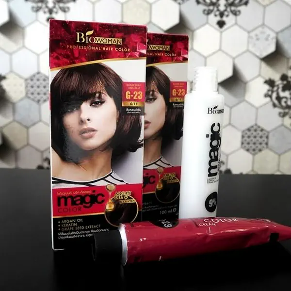 รูปภาพหน้าปกบทความ:รีวิว : ครีมเปลี่ยนสีผม Biowoman สี G-23 สีสวยจนต้องแชร์