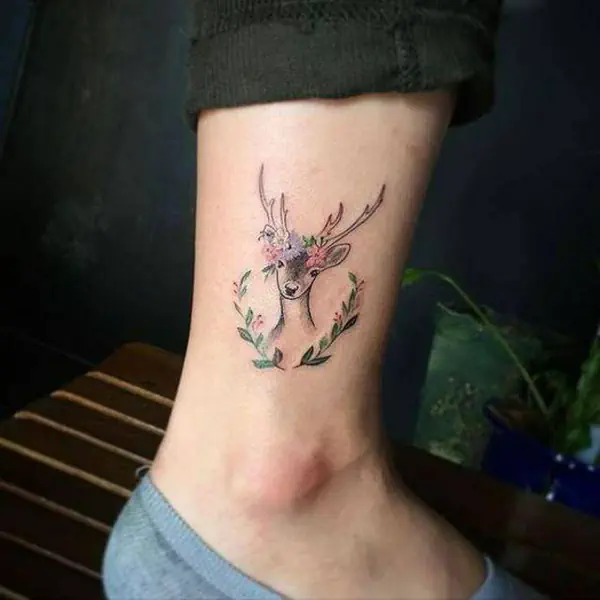 รูปภาพหน้าปกบทความ:Deer Tattoos รอยสัก 'กวางน้อย' ตาใส แบ๊วน่ารักด้วยไอเดียสุดครีเอท