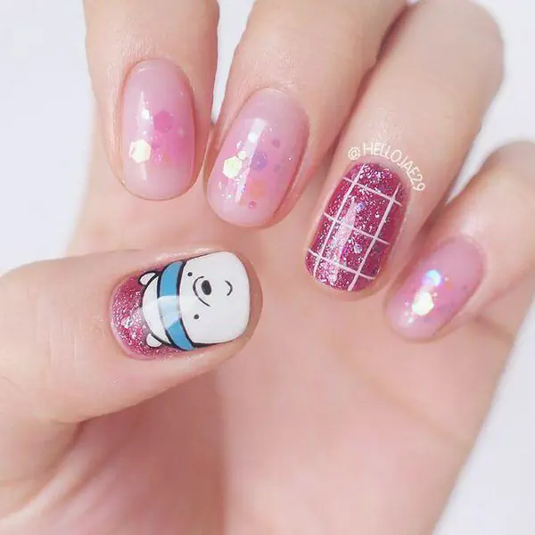รูปภาพหน้าปกบทความ:มาเสริมความน่ารัก >///< ด้วย ไอเดียลายเล็บ 'We Bare Bears' สามหมีจอมป่วน