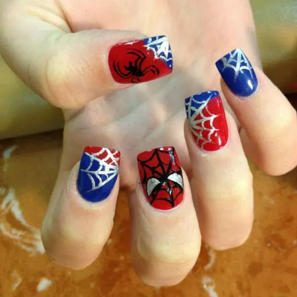 รูปภาพหน้าปกบทความ:ไอเดียเพ้นท์เล็บ 'Spider Man Nails' หรือลาย 'ไอ้แมงมุม' เทรนด์สุดฮิตจากหนังดัง!
