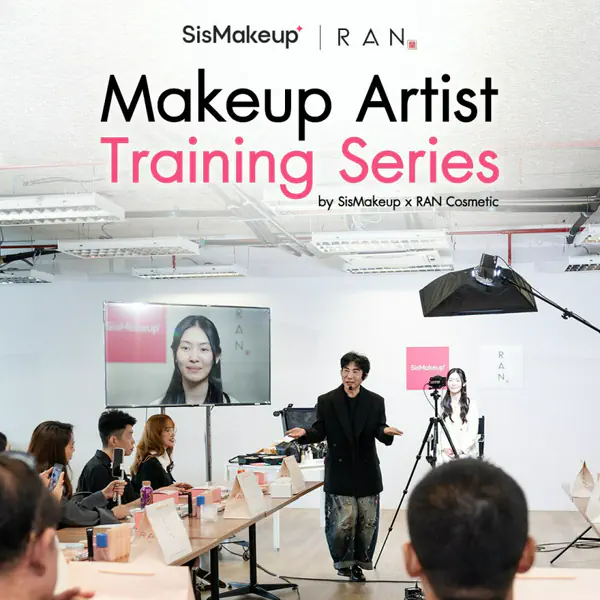 รูปภาพหน้าปกบทความ:SisMakeup x RAN Cosmetic ชวนช่างแต่งหน้าอัปสกิลเรื่องงานผิว กับคลาสพิเศษจาก คุณป้อม วินิจ